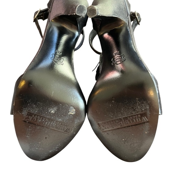 EUC! White House Black Market ‘Cape’ Black Fringe Sandals, Size 7M - Picture 5 of 5